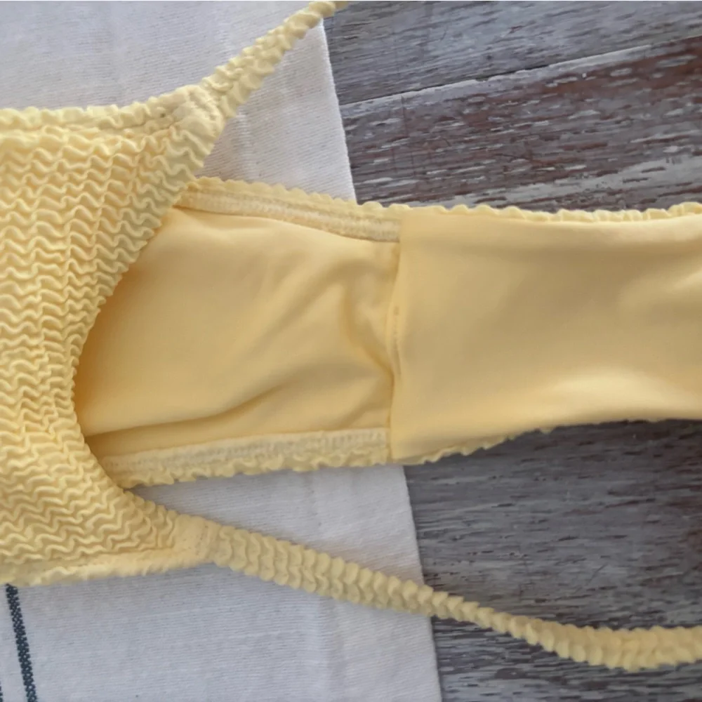 🌿🦋 Monday Swimwear BARBADOS BOTTOM - HONEY CRINKLE